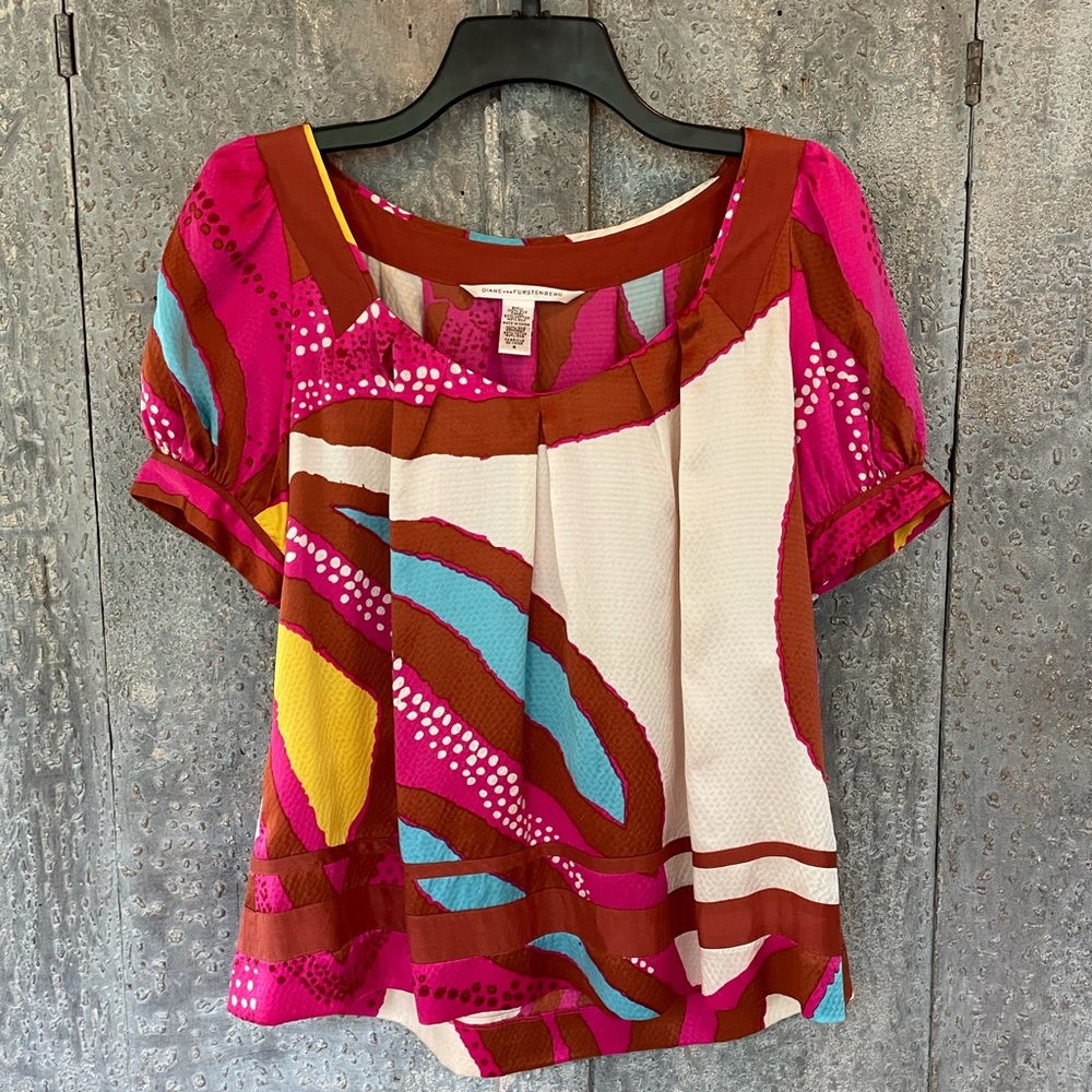Vintage DVF Silk Blouse